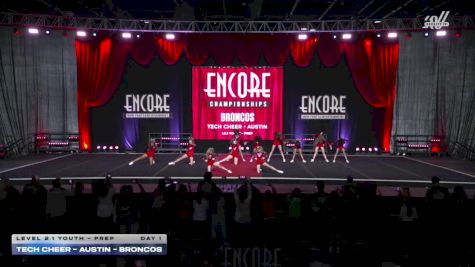 Tech Cheer - Austin - Broncos [2025 L2.1 Youth - PREP Day 1] 2025 Encore Grand Nationals