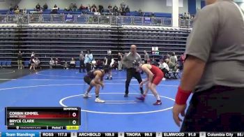 120 lbs Semifinal - Corbin Kimmel, WAYNE TRACE vs Bryce Clark, Leo
