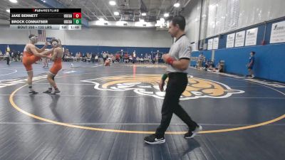 133 lbs Consi Of 8 #1 - Jake Bennett, Coast Guard vs Brock Connatser, Coast Guard