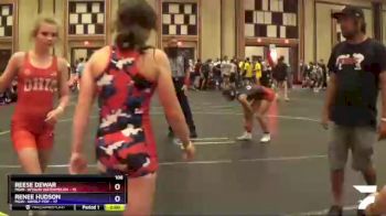 108 lbs Round 2 (6 Team) - Renee Hudson, MGW- Swirly Pop vs Reese Dewar, MGW- Wydlin Watermelon