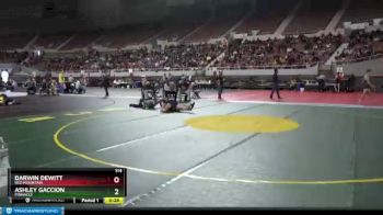 114 lbs Cons. Round 2 - Darwin Dewitt, Red Mountain vs Ashley Gaccion, Pinnacle