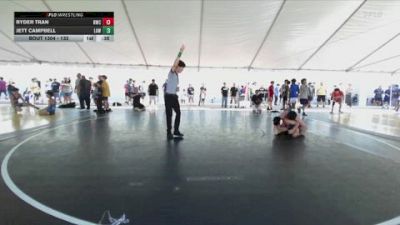 132 lbs Cons. Round 3 - Ryder Tran, Reign Wrestling Club vs Jett Campbell, LAWC
