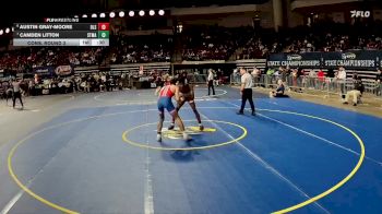 D 3 126 lbs Cons. Round 3 - Camden Litton, St. Mary`s vs Austin Gray-Moore, De La Salle