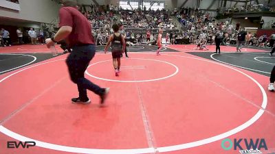 83 lbs Rr Rnd 2 - Jaxon Huffman, Team Tulsa Wrestling Club vs Carson O'Neal, Owasso Takedown Club