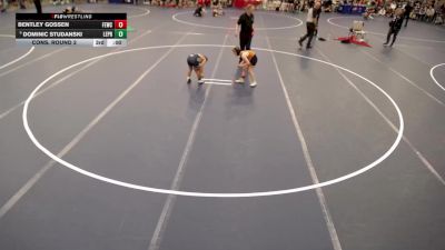 8U - M Cons. Round 2 - Nathaniel Martinez, Eagan MatCats vs Maklin Maunu, Farmington Wrestling Club