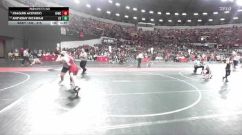 210 lbs Champ. Round 1 - Anthony Rickman, Crass Trained vs Joaquin Acevedo, Big Foot Wrestling Club