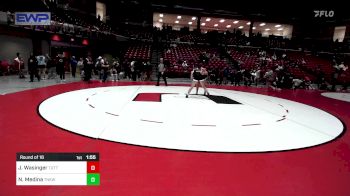 135 lbs Round Of 16 - Jamie Wasinger, Tuttle High School Girls vs Nellie Medina, Tonkawa High School Girls