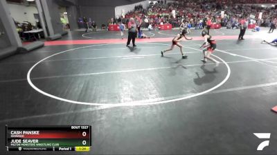 90 lbs Cons. Round 2 - Cash Panske, Shawano vs Jude Seaver, Milton Monsters Wrestling Club