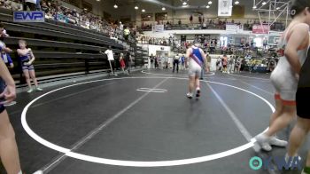 100 lbs Consi Of 4 - Greysen Parnell, Harrah Little League Wrestling vs Casey Cane Thomas, Lexington Wrestling Club