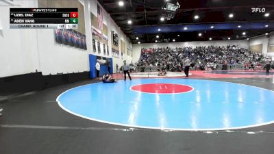 113 Boys Champ. Round 1 - Aden Vang, Mira Mesa vs Uziel Diaz, Southwest (SD)