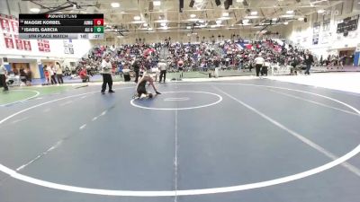 Girls 115 lbs 5th Place Match - Maggie Korbel, Mitty Girls vs Isabel Garcia, Alisal Girls