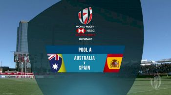 Australia 7s vs Spain 7s Pool A | 2018 HSBC Women's 7s Colorado