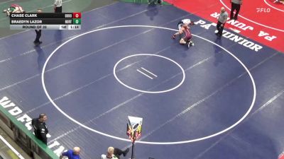 147 lbs Round Of 32 - Chase Clark, Dubois vs Braedyn Lazor, North Schuylkill