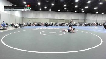 115 lbs 5th Place - Emmett Willams, MF Dynasty vs Ammar Kelly, Mojo 14U