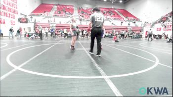 85-91 lbs Rr Rnd 1 - Alicen Quillin, Chickasha Youth Wrestling vs Avalynn Mehan, Cotton County Wrestling Club