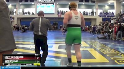 285 lbs Cons. Round 6 - Seth Stanley, MARGARETTA vs Krew Akenberger, Springfield (Holland)