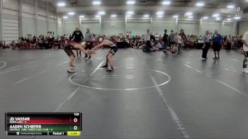 120 lbs Round 3 (8 Team) - JD Vassar, Rebellion vs Aaden Schiefer, Central York Wrestling Club