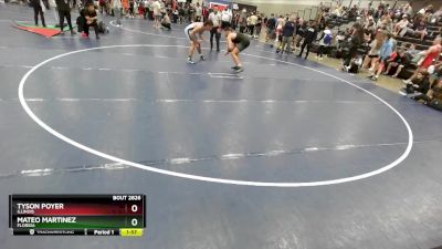 190 lbs Champ. Round 1 - Mateo Martinez, Florida vs Tyson Poyer, Illinois