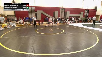 215 lbs Round Of 32 - Peter Morenus III, EO Smith vs Cayden Caplette, RHAM