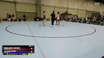 140 lbs Round 2 (8 Team) - Geraldine Honore, Florida vs Tatiana Denig, Virginia