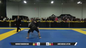 James Michael Lietzan vs Rodrigo Francioni Dias 2026 Pan IBJJF Jiu-Jitsu No-Gi Championship