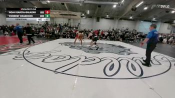 150 lbs Semifinal - Noah Garcia-Salazar, Greeley Central vs Forrest Craddock, Colorado Springs Christian