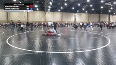 235 lbs Rr Rnd 2 - Mekialla Mauvais, SOWA vs Makayla Brianvil, Team First Strike Wrestling Club