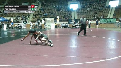 7A 120 lbs Champ. Round 1 - Eli Sanders, Smiths Station Hs vs Shepherd Railey, Opelika Hs
