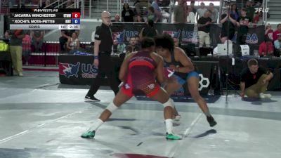 59 lbs Semis - Jacarra Winchester, USOPTC/ Titan Mercury Wrestling Club (TMWC) vs Xochitl Mota-Pettis, Rise RTC