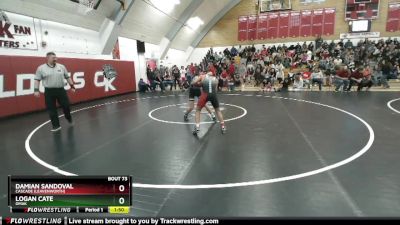 126 1A Semifinal - Logan Cate, Omak vs Damian Sandoval, Cascade (Leavenworth)