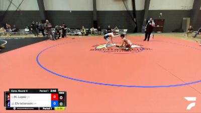 132 lbs Cons. Round 4 - Moises Lopez, OR vs Jacob Christianson, WA