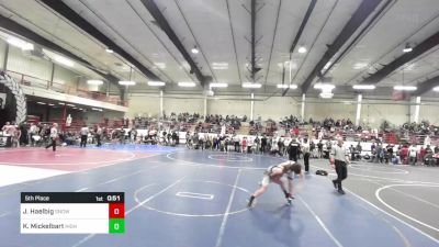 106 lbs 5th Place - Jax Haelbig, Snowflake Lobos vs Kai Mickelbart, High Elevation WC