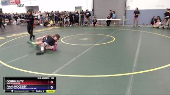 144 lbs 3rd Place Match - Corbin Lutz, Mat-Su Matmen vs Ivan Shockley, Juneau Youth Wrestling Club Inc.