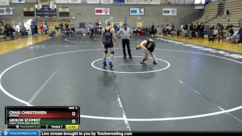 160 lbs Cons. Round 2 - Craig Christensen, Dimond vs Gideon Schmidt, Eagle River High School