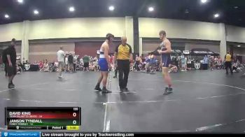 155 lbs Quarterfinals (8 Team) - Janson Tyndall, Funky Monkey vs David King, Team Palmetto White