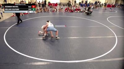 Elementary - 135 lbs Warren Michel, Westfield vs Kellan Colford, Becker