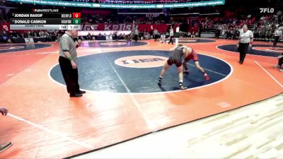 2A 138 lbs Semifinal - Donald Cannon, Rockford (East) vs Jordan Rasof, Deerfield (H.S.)