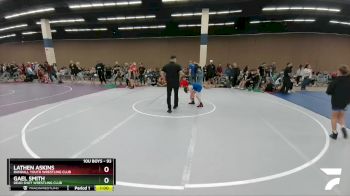 93 lbs Quarterfinal - Lathen Askins, Randall Youth Wrestling Club vs Gael Smith, Dead Shot Wrestling Club