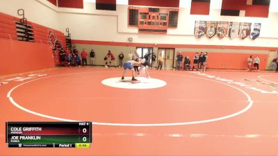 145 lbs Cons. Round 4 - Cole Griffith, Manson vs Joe Franklin, Forks