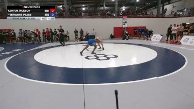 57 kg Cons. Sub-rd Of 16 - Ashton Jackson, Boilermaker RTC vs Jermaine Peace, Eagle Regional Training Center