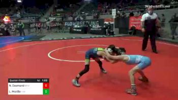 52 lbs Quarterfinal - Noah Desmond, Redhawk vs Leonidas Murillo, Vhw