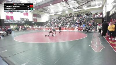 100 lbs Cons. Round 4 - Gabrila Morales, Adelanto vs Naomi Razo, Victor Valley