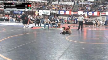 A - 138 lbs Cons. Round 1 - Brock Sneed, Three Forks/Ennis vs Cameron Beall, Hamilton