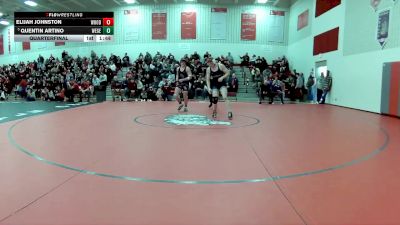 157 lbs Quarterfinal - Quentin Artino, West Geauga vs Elijah Johnston, Woodridge