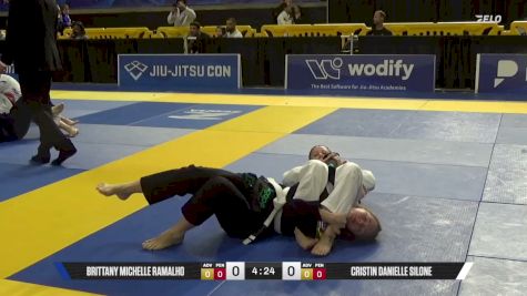 Cristin Danielle Silone vs Brittany Michelle Ramalho 2026 Pan Jiu Jitsu IBJJF Championship
