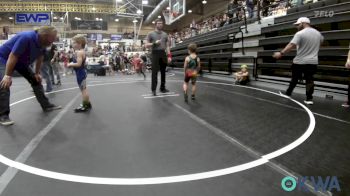 46 lbs Consi Of 8 #1 - Ethan Taylor, Lexington Wrestling Club vs Elijah Stimac, Bridge Creek Youth Wrestling