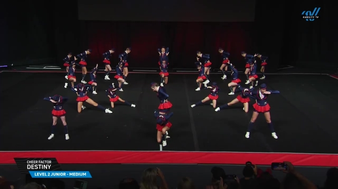 Cheer Factor - Destiny [2025 L2 Junior - Medium Semis] 2025 The Summit
