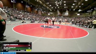 5th Place Match - Blake Crawley, Canyon View vs Porter Anderson, Juab