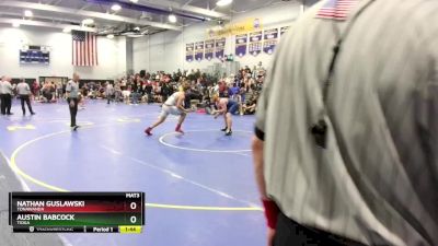 215 lbs Champ. Round 1 - Austin Babcock, Tioga vs Nathan Guslawski, Tonawanda