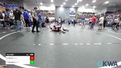 90 lbs Rr Rnd 1 - Sawyer Ward, Red Ryder Wrestling Club vs Tanner Woolery, Standfast